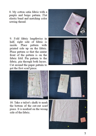 rasa-krumina Women's Faux Fur Winter Hooded Scarf PDF Sewing Pattern and Video Tutorial