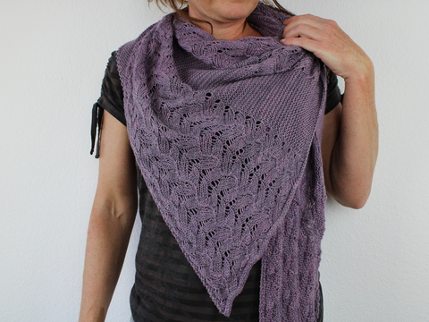 Strickanleitung Tuch "Zelos Shawl"