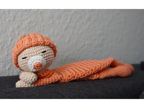 Häkelanleitung: Schnuffeltuch Baby