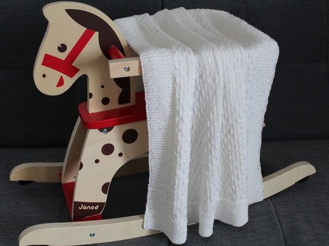 "Papillon" Babydecke stricken PDF-Anleitung