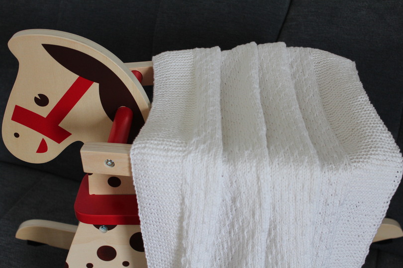 "Papillon" Babydecke stricken PDF-Anleitung