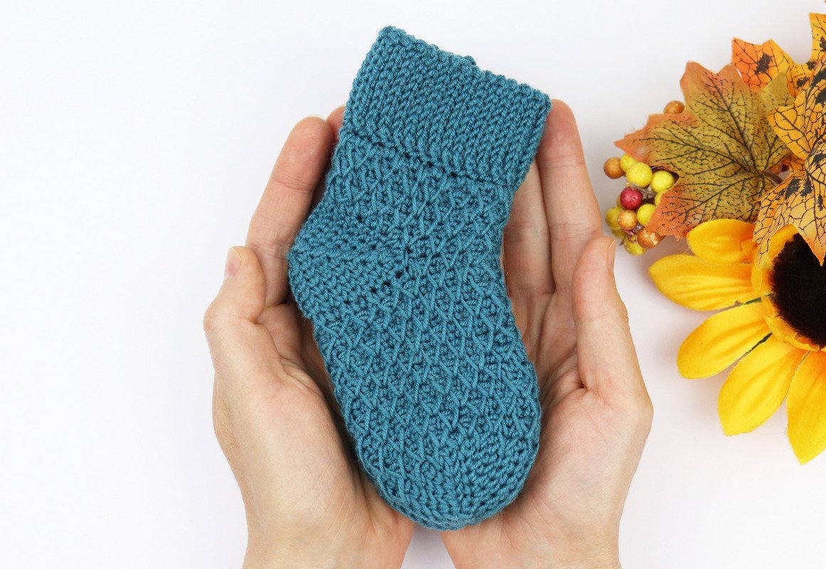 Baby & children socks with the honeycomb pattern (size 0 m.-5,5 y.) - Image 3