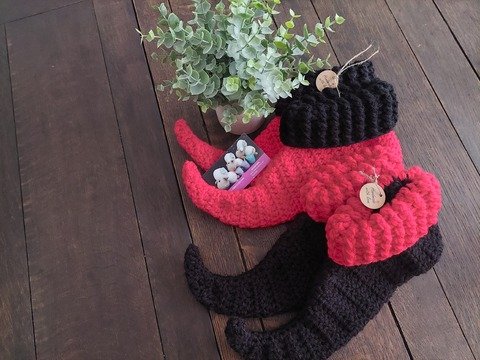 Harlekin - Socken /Elfensocken / Haussocken