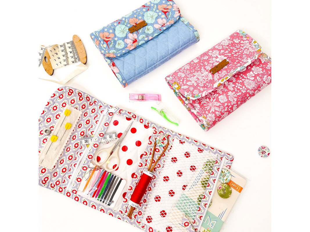 Nähetui, Nähtasche für Reisen und unterwegs: Nähanleitung PDF-Datei