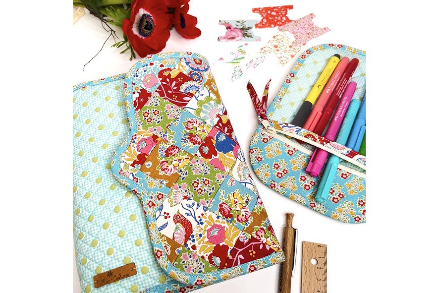 Planer, Bullet Journal, Scrapbook mit Außentasche: E-Book, PDF Anleitung