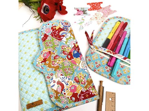 Planer, Bullet Journal, Scrapbook mit Außentasche: E-Book, PDF Anleitung