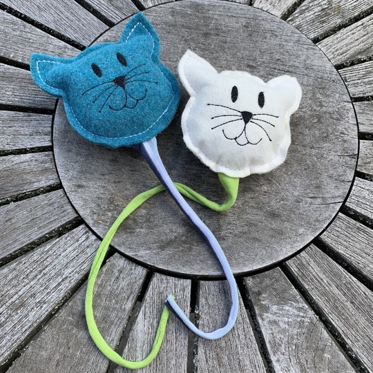 Katze Stickdatei ITH 10x10 Katzenspielzeug Haustierbedarf