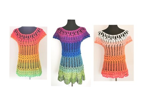 Tunika/Kleid Felica, Häkelanleitung