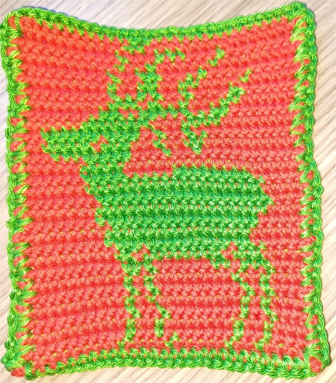 Häkelanleitung Untersetzer " Adventszauber " + 6 Motive + Tapestry Häkeln