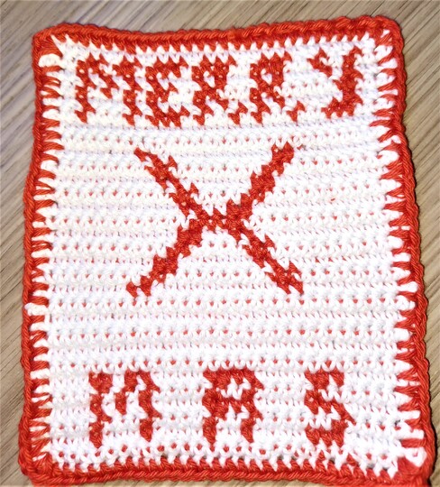 Häkelanleitung Untersetzer " Adventszauber " + 6 Motive + Tapestry Häkeln