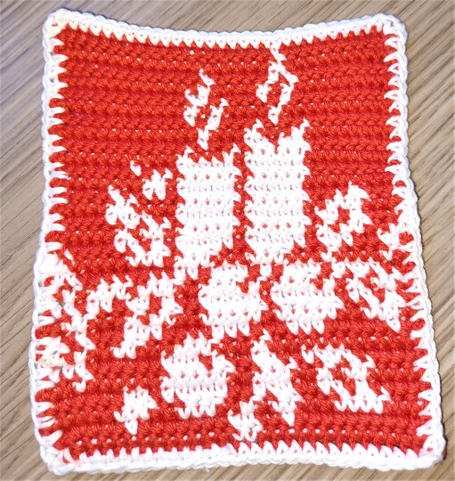 Häkelanleitung Untersetzer " Adventszauber " + 6 Motive + Tapestry Häkeln