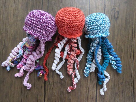 Qualle Häkelanleitung Carolines Welt