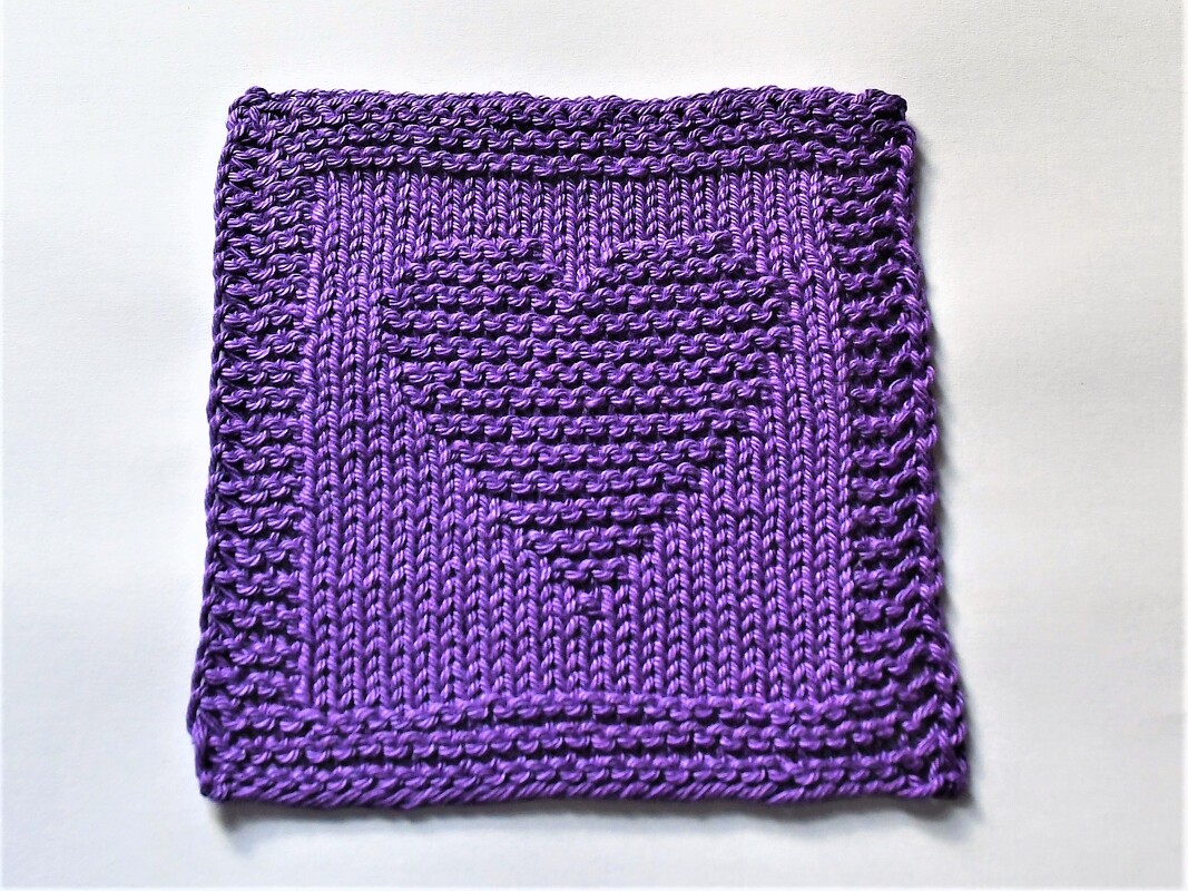 Strickanleitung "Untersetzer mit Herz" - ganz einfach