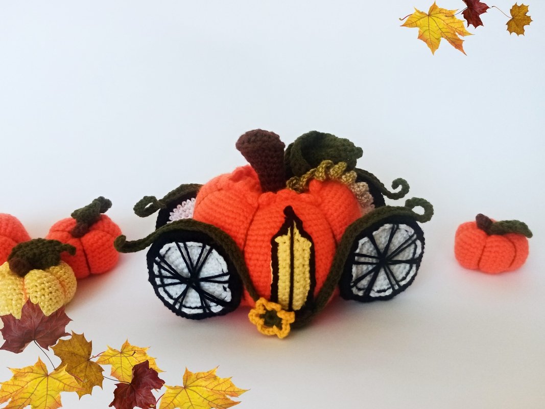 Pumpkin Carriage. Crochet pattern - Image 4