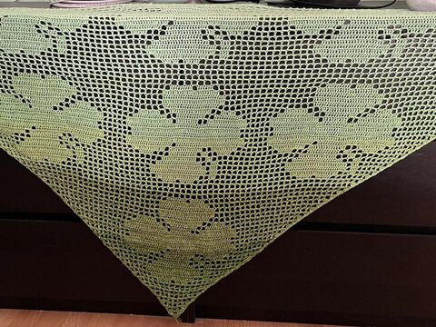 Motivtuch "Kleeblatt"