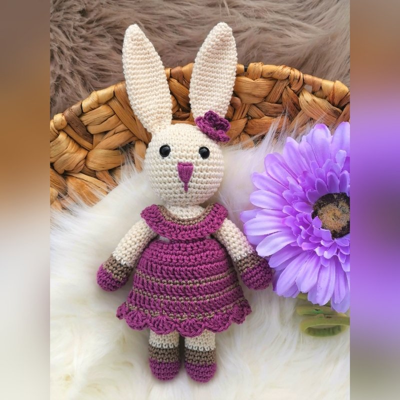 Little Cutie Bunny with Dess - crochetpattern - Image 6