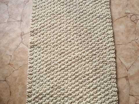 Strickanleitung Teppich Vorleger