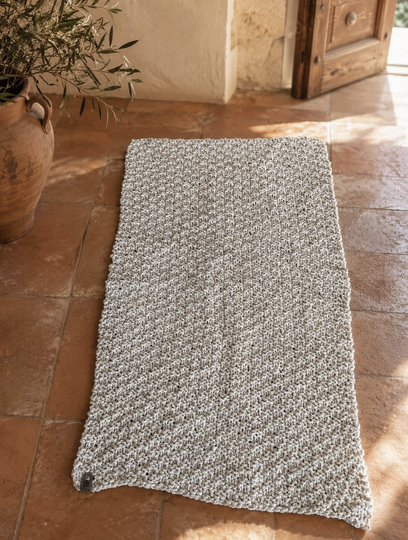 Strickanleitung Teppich & Vorleger | Badteppich | ca. 60 × 110 cm Anfänger