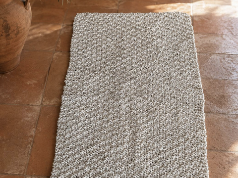 Strickanleitung Teppich & Vorleger | Badteppich | ca. 60 × 110 cm Anfänger