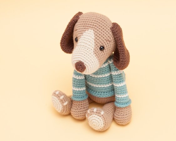 Dog crochet. Chunky dog. Crochet doggy. Pet crochet. Emotional