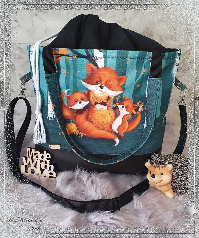 Nähanleitung mit vielen Bildern - XXL Shopper - Deine Traumtasche in groß