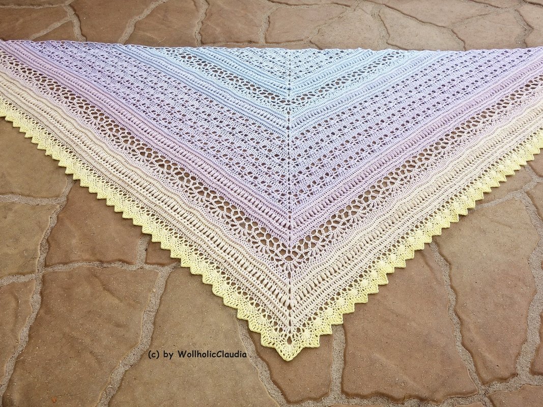 Häkelanleitung Dreieckstuch "Fabula" - Bild 3