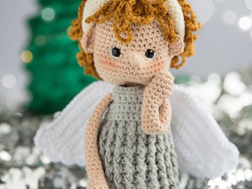Miri's Engel - Häkelpuppe Engel für Weihnachten
