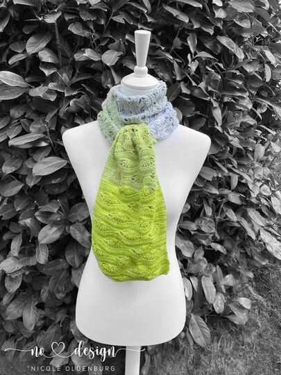 no 2 - Häkelanleitung für einen schicken und lässigen Schal