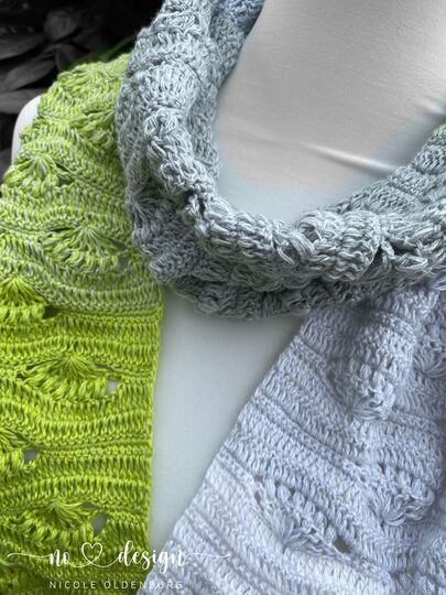 no 2 - Häkelanleitung für einen schicken und lässigen Schal