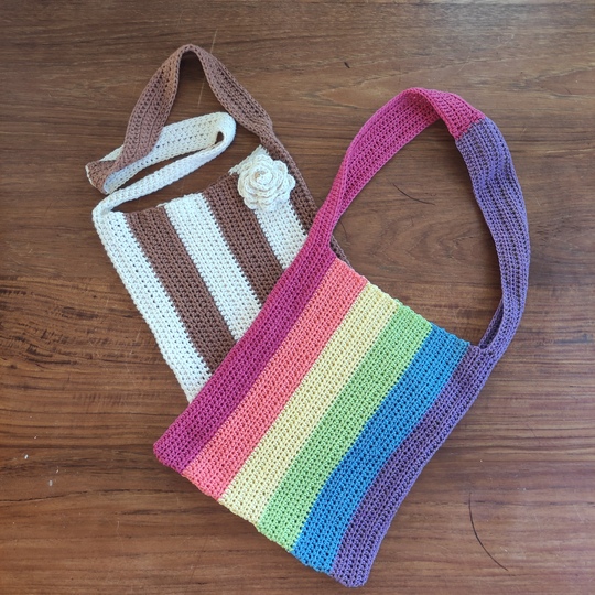 Crochet pattern Tote Bag, English (us/uk terms), beginnerfriendly