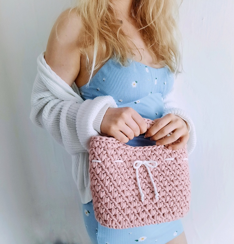 Häkelanleitung Tasche ROSE | Handtasche häkeln | Shopper | schnell gehäkelt - Bild 4