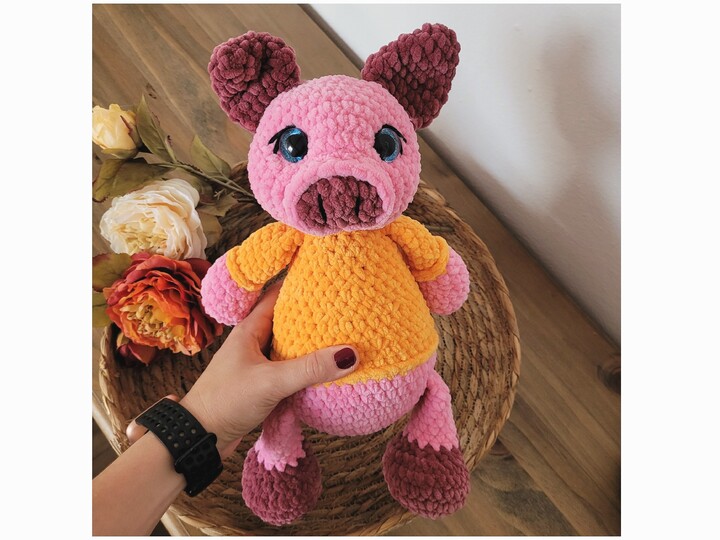 Häkelanleitung für Schwein Susi