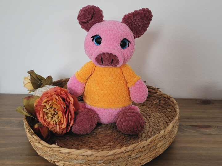 Häkelanleitung für Schwein Susi