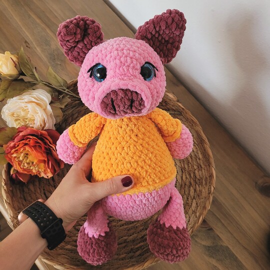 Häkelanleitung für Schwein Susi