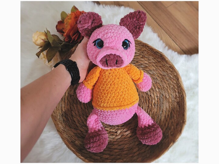 Häkelanleitung für Schwein Susi