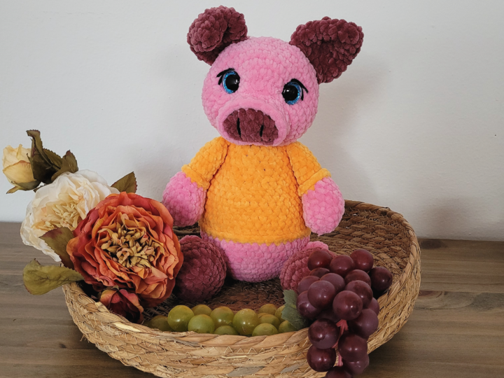 Häkelanleitung für Schwein Susi