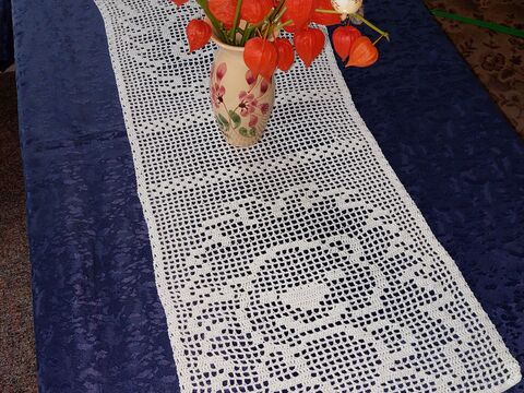 Tischläufer Herbst "Igel" Häkelanleitung