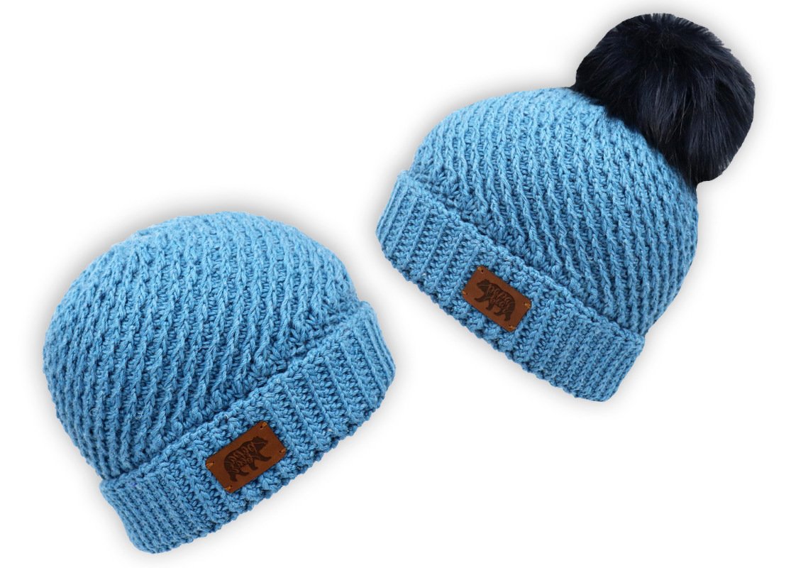 Wintermütze mit dem Spiralmuster (alle Gr.)