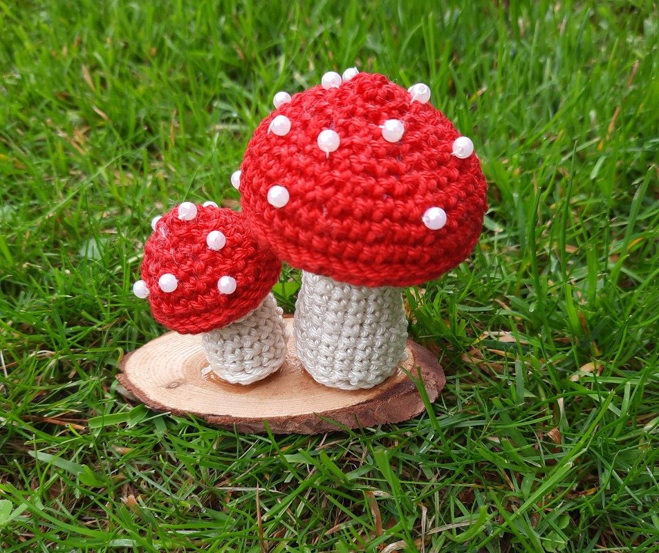 Häkelanleitung "Fliegenpilz-Duo" - Bild 11