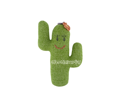 Crochet pattern cactus in one piece