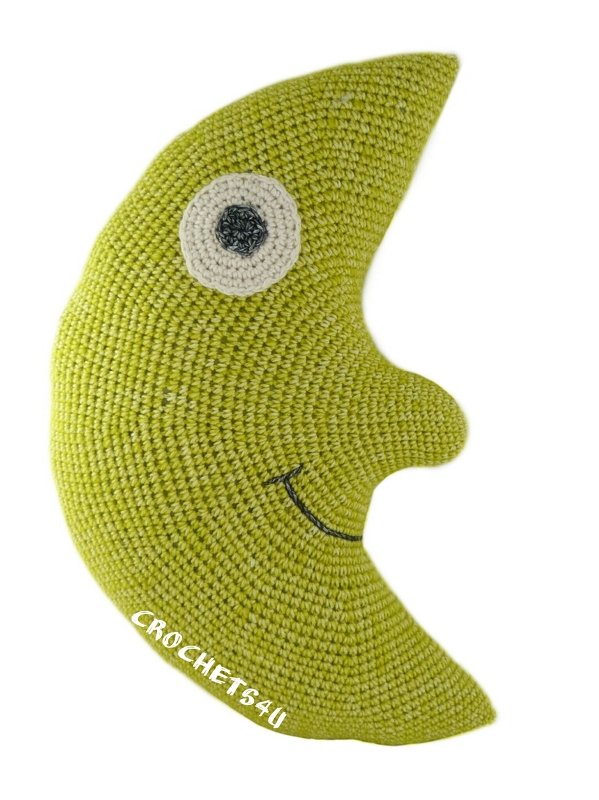 crochet pattern moon, crochet in 1 piece - Image 3