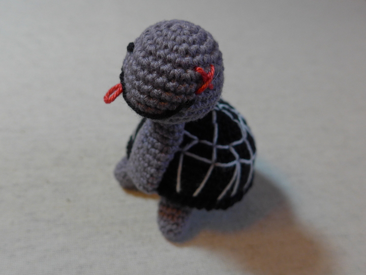 Halloween-Turtle, Horror-Schildkröte häkeln