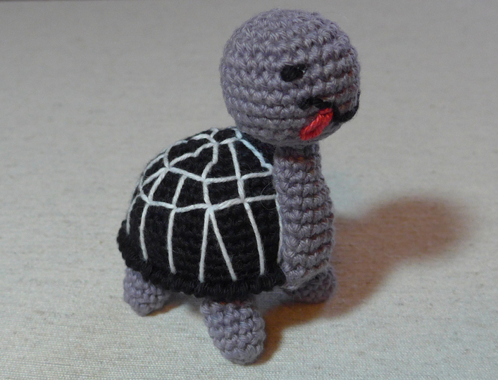Halloween-Turtle, Horror-Schildkröte häkeln