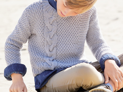 Cooler Pulli im Mustermix