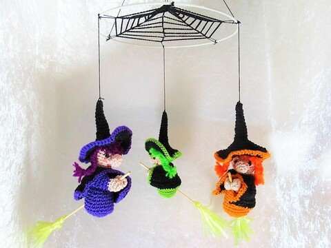 Häkelanleitung Mobile Hexentanz
