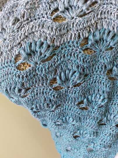 no 3 - Häkelanleitung für einen schicken und lässigen Schal - Seitengleich