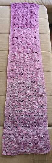 no 3 - Häkelanleitung für einen schicken und lässigen Schal - Seitengleich