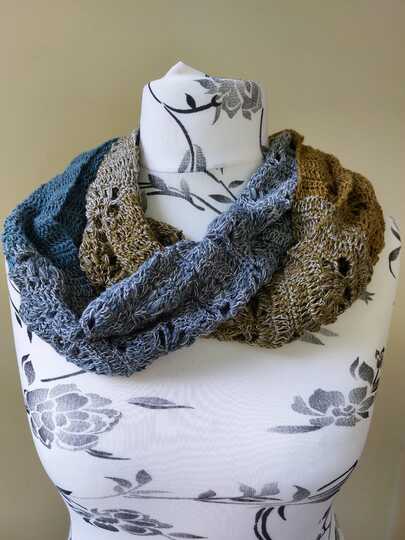 no 3 - Häkelanleitung für einen schicken und lässigen Schal - Seitengleich