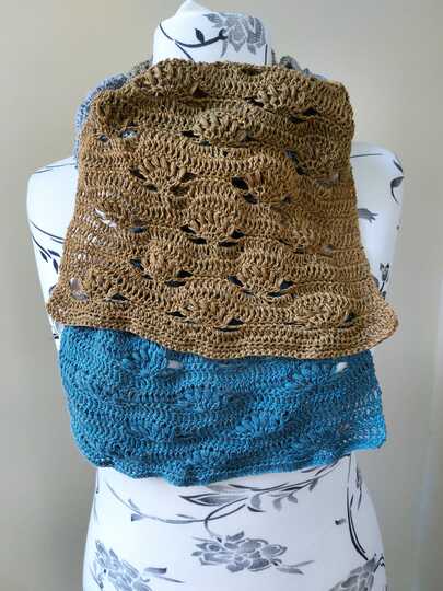 no 3 - Häkelanleitung für einen schicken und lässigen Schal - Seitengleich