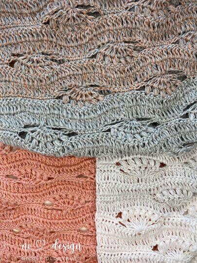 no 3 - Häkelanleitung für einen schicken und lässigen Schal - Seitengleich